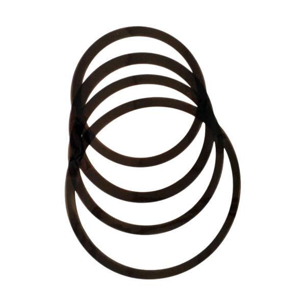 4ピース ドラムヘッド スキン ドラム減衰キット パーツ スネアドラム アフリカンドラム ブラック ...