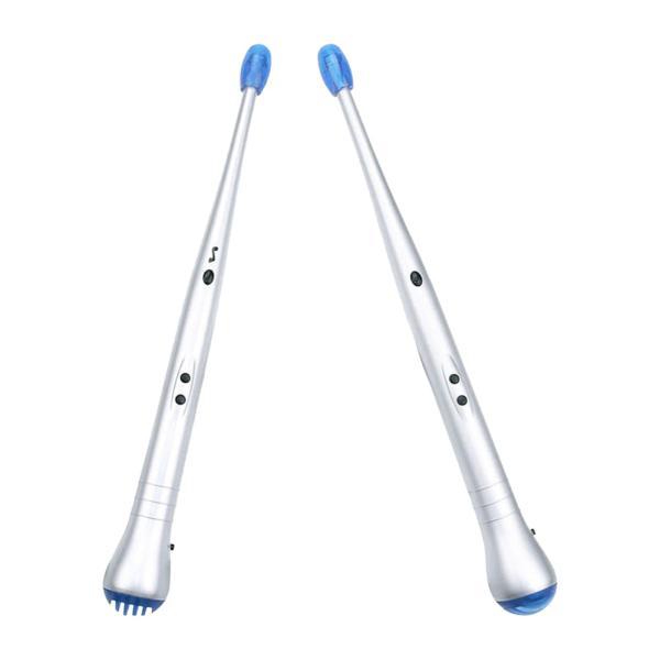 2本のエレクトリックドラムスティック、子供用エレクトリックエアドラムロックビートリズムスティックエア...