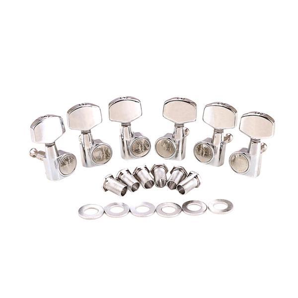 6 個のギターチューニングペグ耐久性のある軽量 DIY ギターチューニングペグボタンクラシックプレミ...