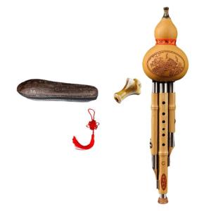 中国瓢箪笛 葫蘆絲 フルス ひょうたん楽器 Cトーン ひょうたんフルート