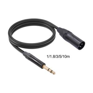 6.35 - XLR ケーブル TRS 6.3...の詳細画像3