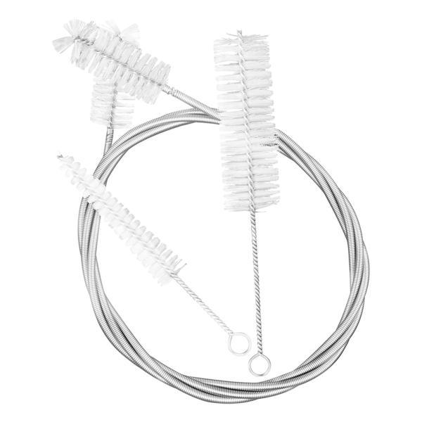 3 個溝ギャップクリーニングピストンブラシポータブルステンレス鋼ドライヤーベントクリーナーブラシ隙間...