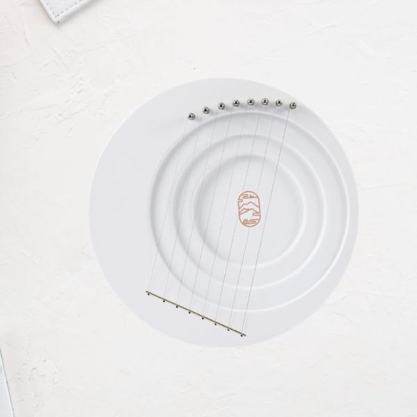 ライアーハープ8弦クラシックライアーハープ教育ハンズオンスキルステージホワイト