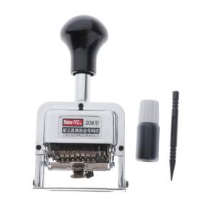 ライオン事務器 M32-8 ダンボール用ナンバリング 8桁3様式 20642