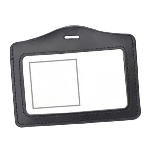 IDバッジホルダーカードプロテクター名IDバッジホルダーホリゾンタルブラック