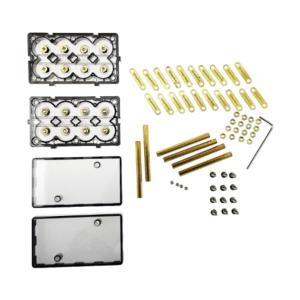 バッテリー収納ボックス リチウムバッテリーホルダー 18650/21700 DIY固定バッテリー用 8.6cmx4.9cmx10.2cm