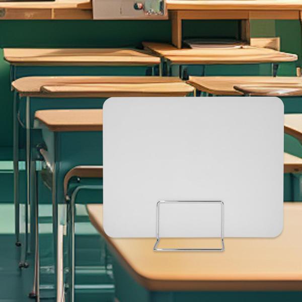 デスクトップパーティションボード デスクディバイダー 多目的 自宅学習 テスト 職場 ホワイトメタル...