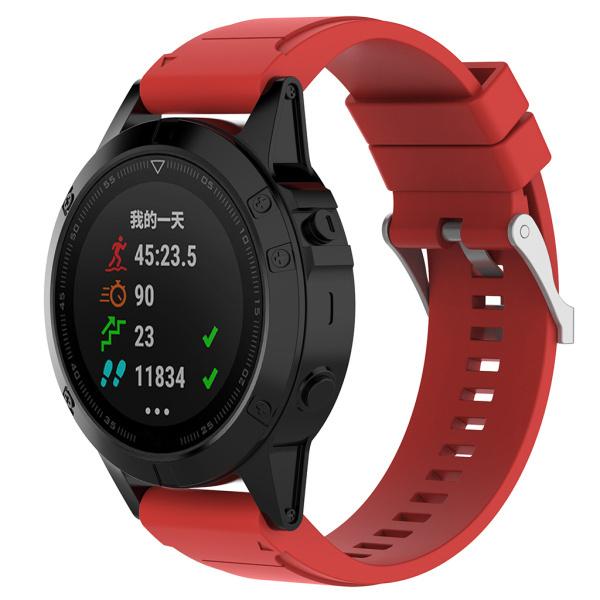Garmin Fenix 5x Smart Watch用シリコンリストバンド交換ストラップ