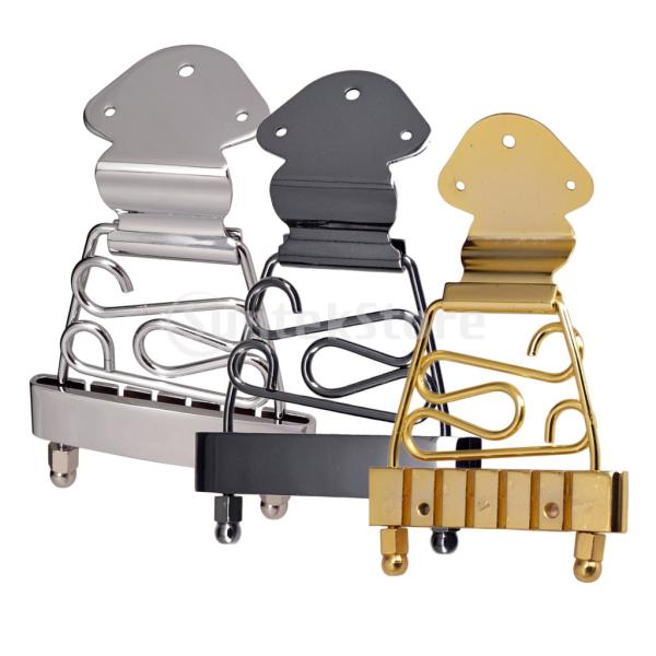 6弦アーチトップジャズギターのためのトラピーズテールピースブリッジワイヤードフレーム