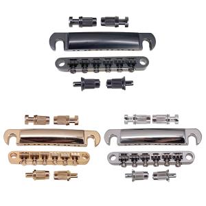 Non-brand レスポールギター用 クローム チューン O-Matic ブリッジ