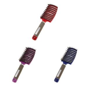 サロン剛毛ヘアブラシ、ヘアスタイリング頭皮マッ...の詳細画像4