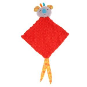 タグ タオル 赤ちゃん  動物の型 ベビー用タオル ぬいぐるみ ソフト 毛布 保育用 全3色｜stk-shop