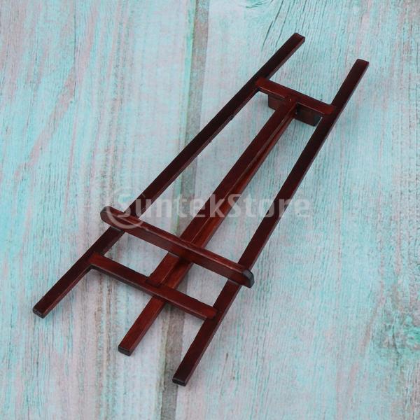 1/12ミニチュアウッドアーティストイーゼルペインティングホルダードールハウスデコレーション