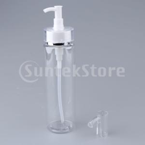 空 アクリル 化粧品ポンプボトル ローションボトル ディスペンサーボトル 液体容器 全3サイズ