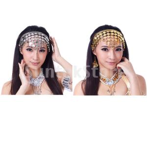 アラビアン衣装 ベリーダンス ヘアバンド 多用...の詳細画像5