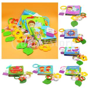 布のおもちゃ 布絵本 おでかけ布えほん 出産祝い知育玩具 ベビー用 赤ちゃん 早期開発 実践力 創造力 全6種類