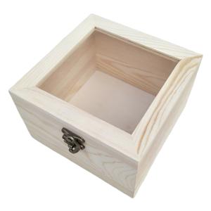 木箱 収納ボックス 蓋付き 木製ケース 小物 未塗装 未完成 空白 DIY 収納盒 全6サイズ