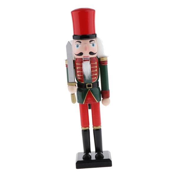 くるみ割り人形の兵士の像クリスマスホームオーナメントギフトおもちゃ12イン58350