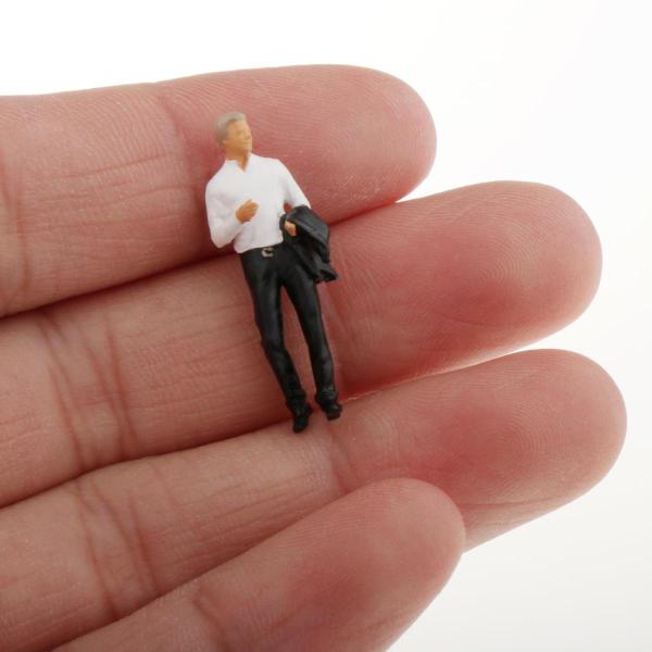 1ピーススケールジオラマフィギュアスーツ男性キャラクターストリートビルディング鉄道公園bulidin...