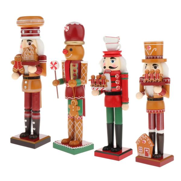 クリスマス木製くるみ割り人形の家の装飾クルミの兵士のクリスマス