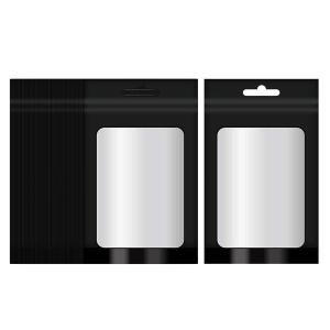 100パックの臭い防止バッグ-透明なウィンドウホイルポーチバッグ付きの再封可能なマイラーバッグ梱包.保管.配送.サンプリング.選別用のフラットジップ