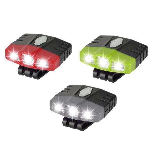 LEDキャップヘッドランプトーチU充電式クリップオンセンサーランプフィッシングライト