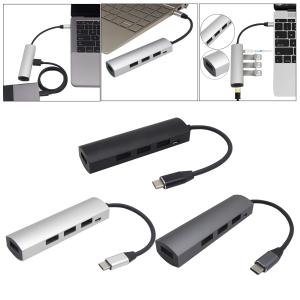 Usb cハブ3.0 2.0タイプcマルチ4ポートスプリッタレノボxiaomi macbook proのエアpcコンピュータノートブックラップトップ