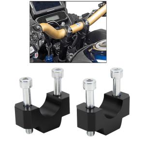 2個オートバイcncハンドルバーライザーマウントさアップアダプタホンダCRF1100Lアフリカツイン
