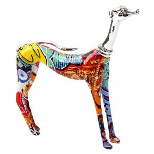 ミニチュアダックスフンド 置物 犬 インテリア オブジェ 陶器