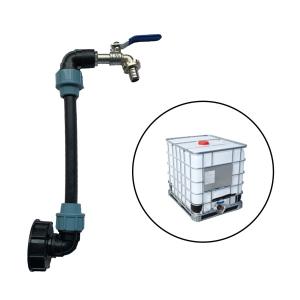 2個セット.IBC水タンク用カバーホースアダプター1000リットルタンクIBC