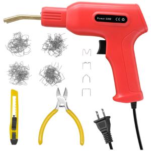 プラスチック溶接機キットPVC修理110Vカーバンパー修理用の便利なホットホッチキスマシン