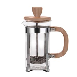 カフェ作りのためのガラスコーヒープレスポットグラウンドフィルターコーヒーティーメーカー