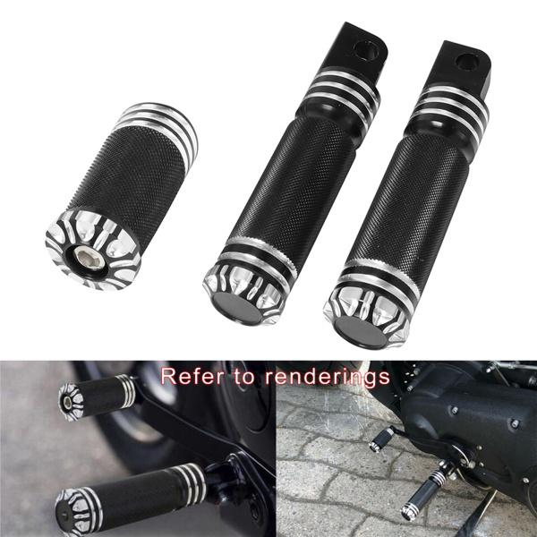 1ペアフットペグCNCシフター取り付けが簡単ハーレーFXSBSEXL883Lに適合するアルミニウム合...