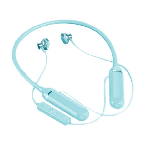 Bluetooth 5.2ワイヤレスネックバンドヘッドセットヘッドフォン、マイク付きステレオ、携帯電...