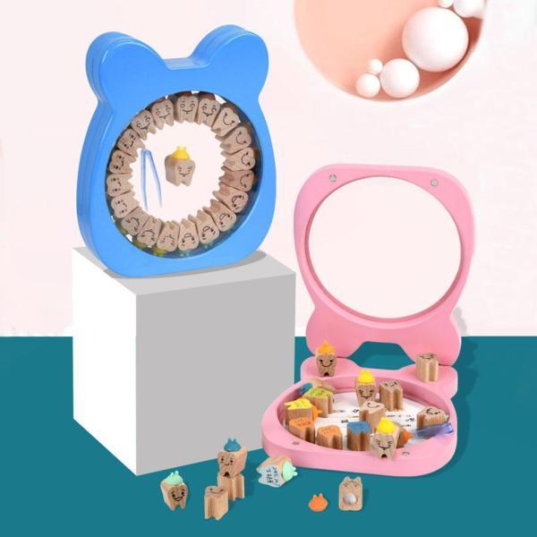 子供 乳歯ボックス 赤ちゃん 乳歯管理ケース 木製 耐久性 1歳 男 女 内祝い 全2色 ピンク 青...