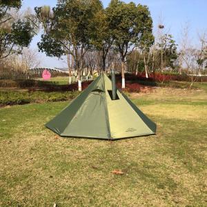 キャンピングホットテント超軽量テントテント防水4シーズンストーブジャック付き3人屋外ハイキングバックパッキングテント冬キャンプ