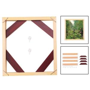 木製DIY額縁キットアクセサリーダイヤモンドキャンバス絵画に再利用可能ストレッチほぞ穴壁アート家の装飾