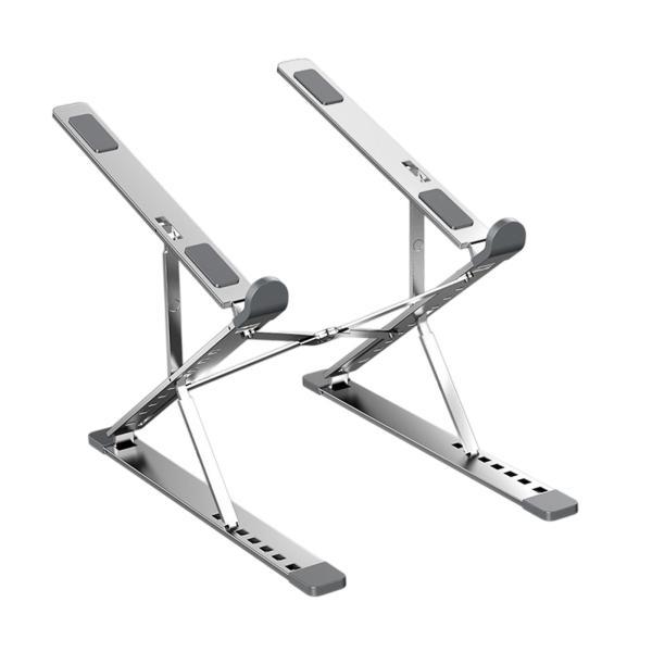 ラップトップ スタンド ノート パソコン スタンド 折りたたみ 机上 中空設計 冷却 放熱 高さ調整...