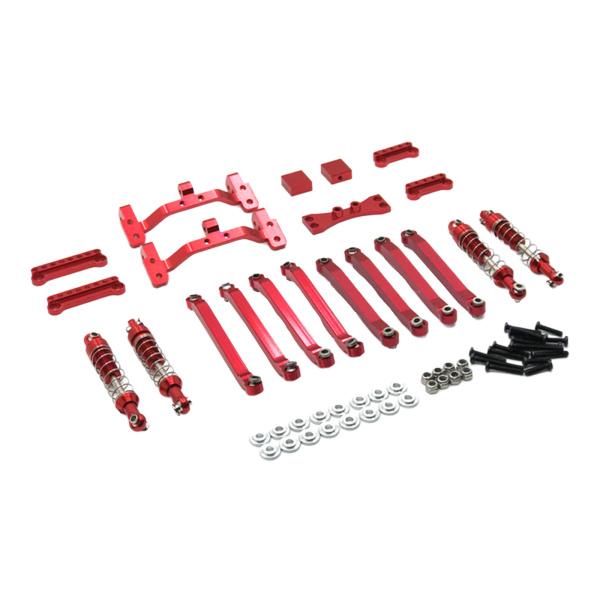 D90 D91 D96 MN98 MN99S1：12スケールRCカーアカウント用の金属製プルロッド、...