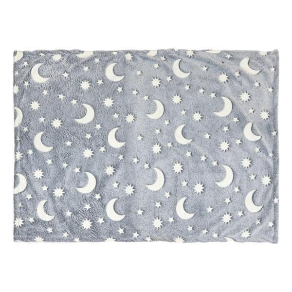 ソフトペットルミナスブランケット猫犬のベッドバスタオルぬいぐるみグローグレーマシン洗えるクッションマ...