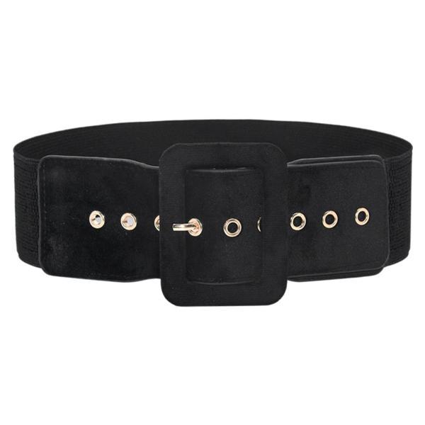 ダウンジャケットストラップピンバックルカウガールのための女性のファッションウール布ベルト