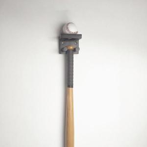 野球バットホルダーソフトボールバットディスプレ...の詳細画像2