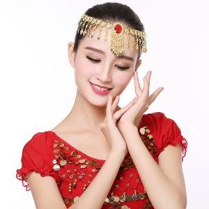 女性のためのベリーダンスヘッドバンドヘアアクセ...の詳細画像3
