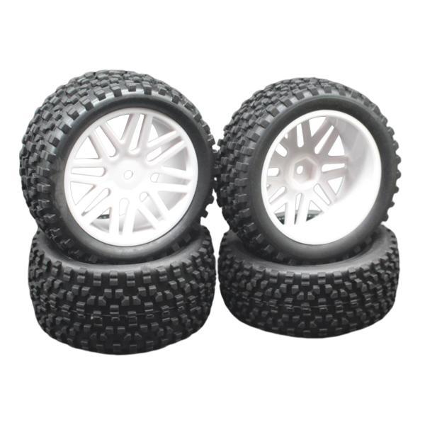 4PcsRCカータイヤ1:10アクセサリークローラースペアパーツオフロードHSP用