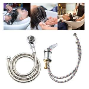 理髪サロン シャンプー 洗面器ホース 1.2m 家庭用可 節水 シャワー