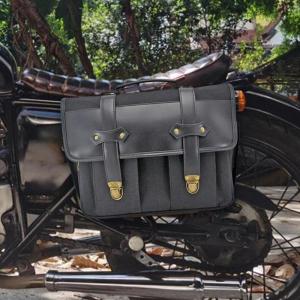 オートバイのサドルバッグ防水サイドポーチ両側にユニバーサルフィット