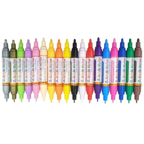 ロックペインティング用アクリルマーカーペイントペンストーンメタルセラミックガラスウッド