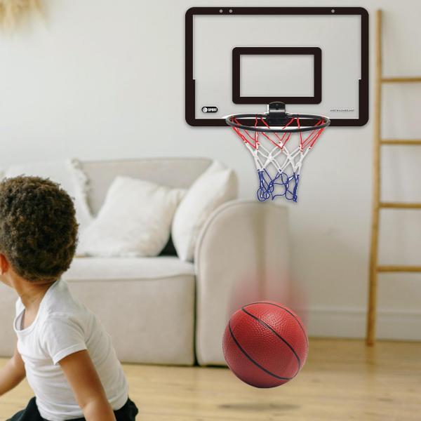ミニバスケットボールフープセットエクササイズアクセサリー男の子ギフト用バスケットボールおもちゃ