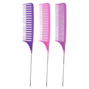 全4種類 コーム 櫛 ステンレス ヘアブラシ プロ 理髪師用 耐熱性 美容