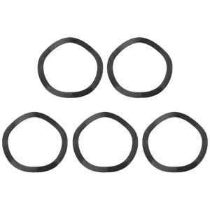 5ピース耐久性のあるバイクボトムブラケットウェーブウォッシャー自転車クランクスペーサーヘッドセットクランクセットベアリングMTBロードアダプ